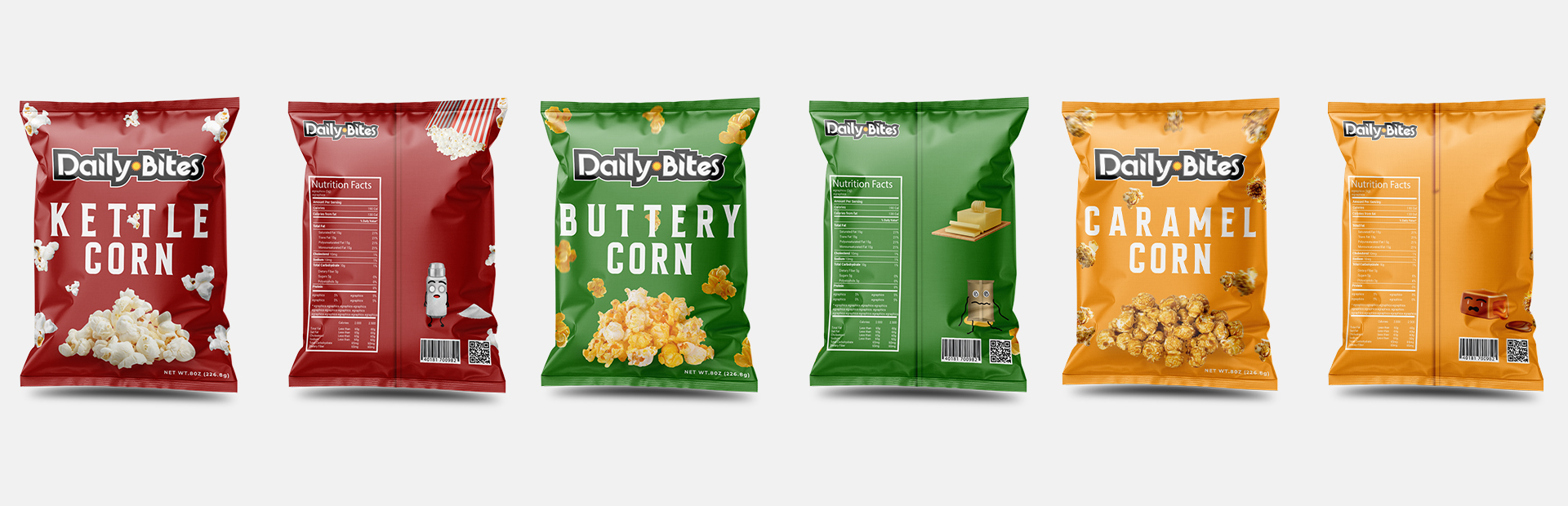 popcorn snack packaging